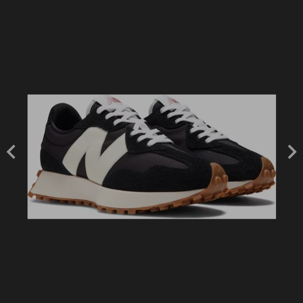 (SOLD) New Balance Black and White Athletic Shoes